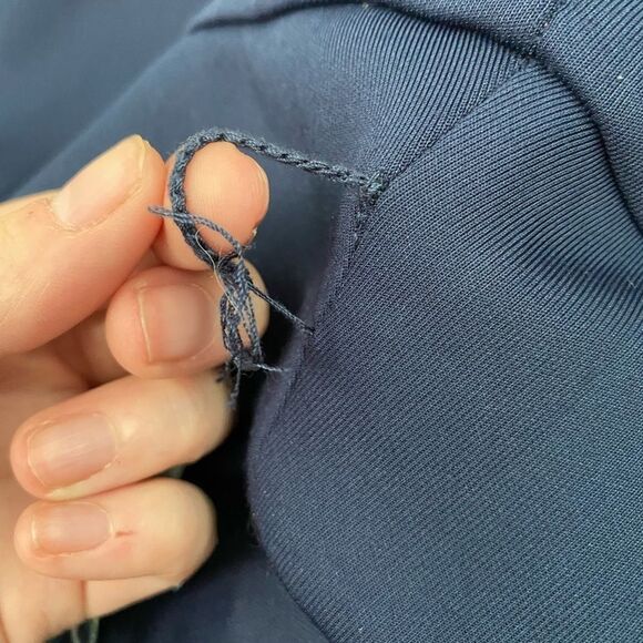 𝅺NAVY Blue Pin Skirt - Picture 4 of 5